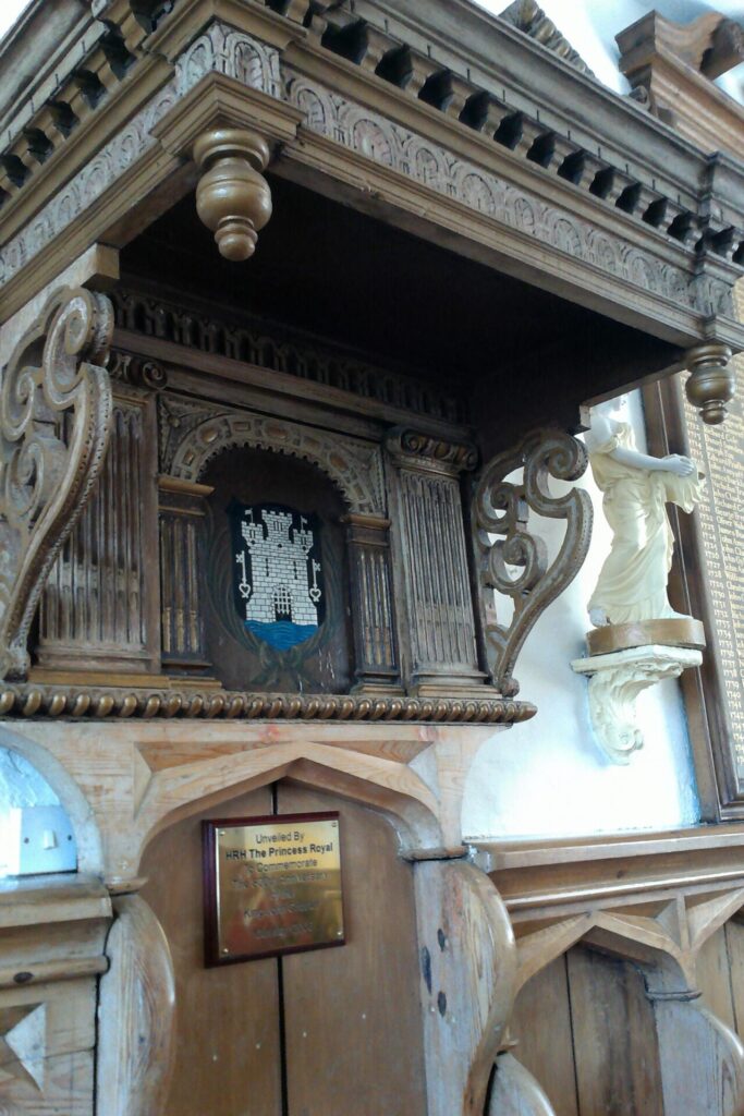 Wooden Canopy over Mayor’s Seat in Council Room