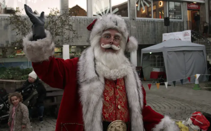 Totnes Christmas Lights Switch On Father Christmas Santa