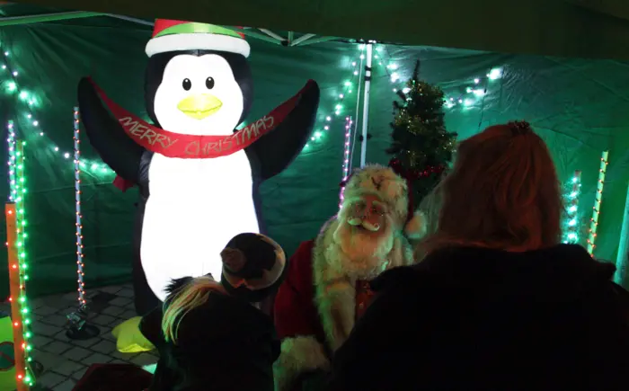 Totnes Christmas Lights Switch On Father Christmas Santa