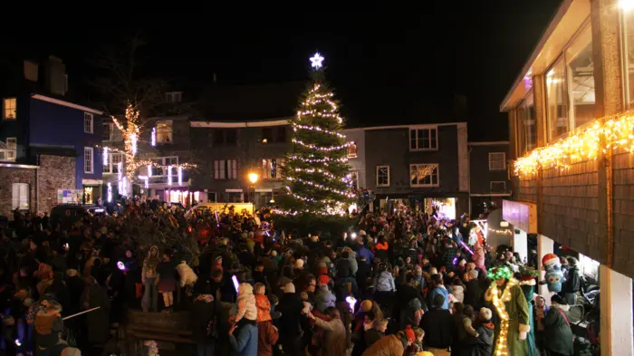 Totnes Christmas Lights Switch On