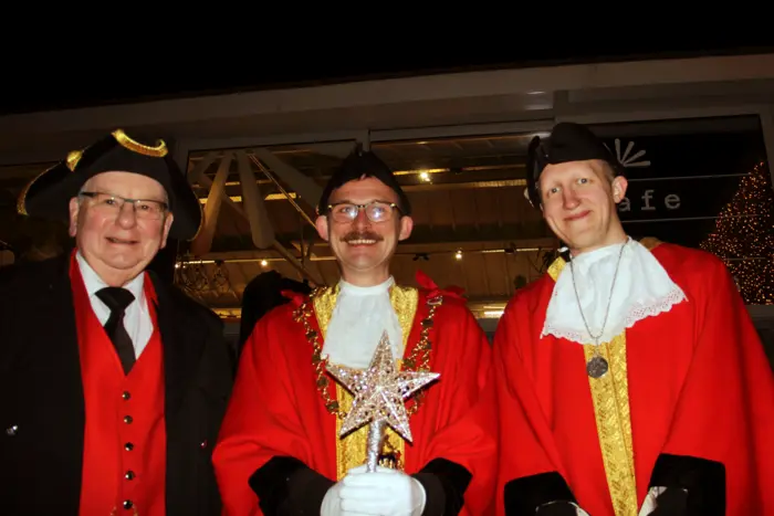 Totnes Christmas Lights Switch On Mayor