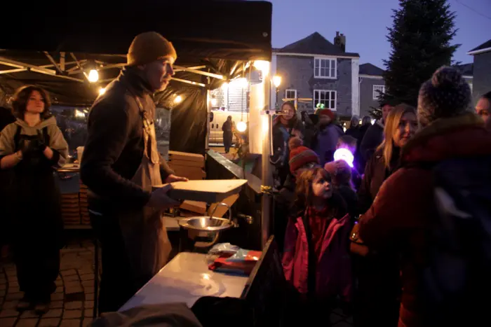 Totnes Christmas Lights Switch On Pizza Pirates